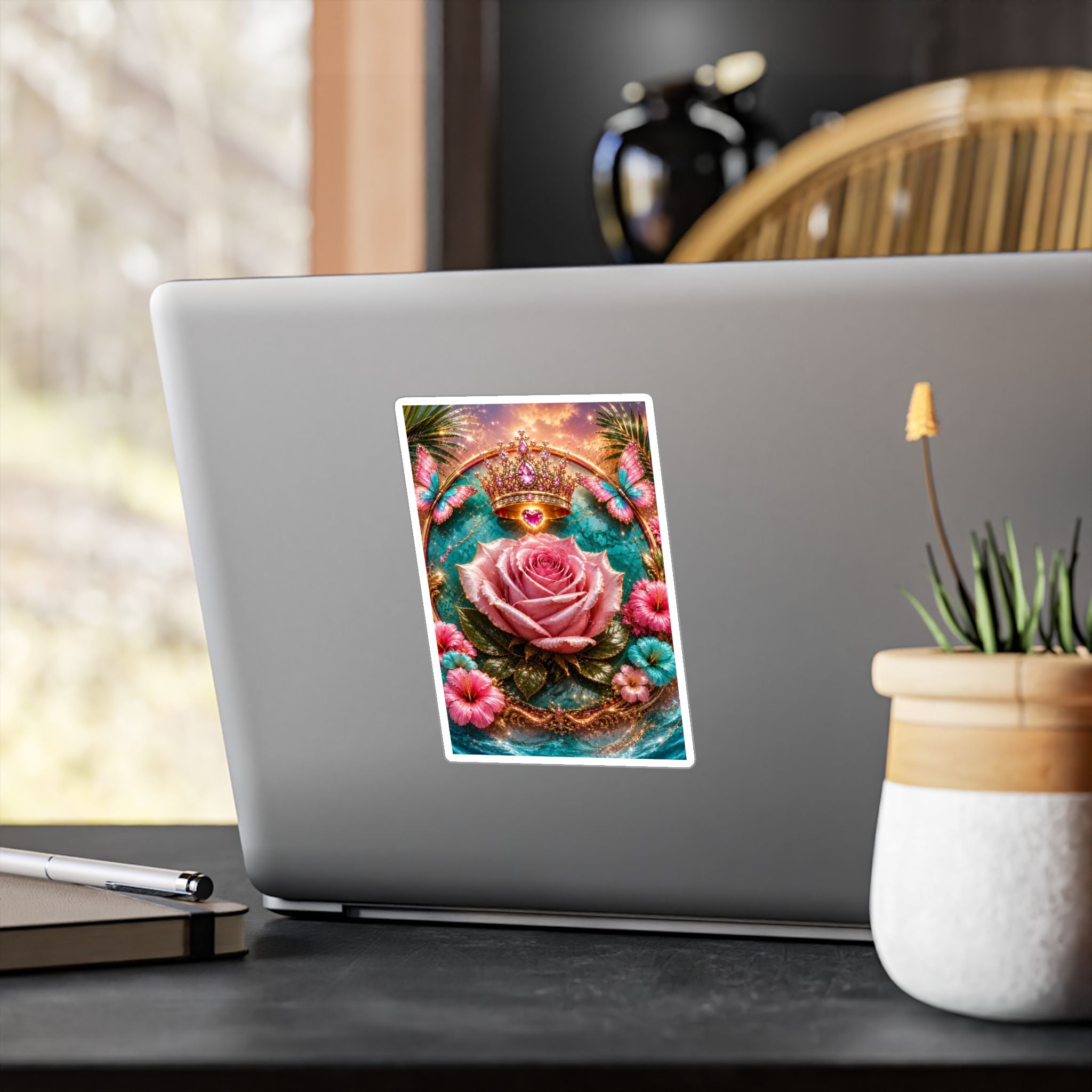 Royal Rose Kiss-Cut Vinyl Sticker
