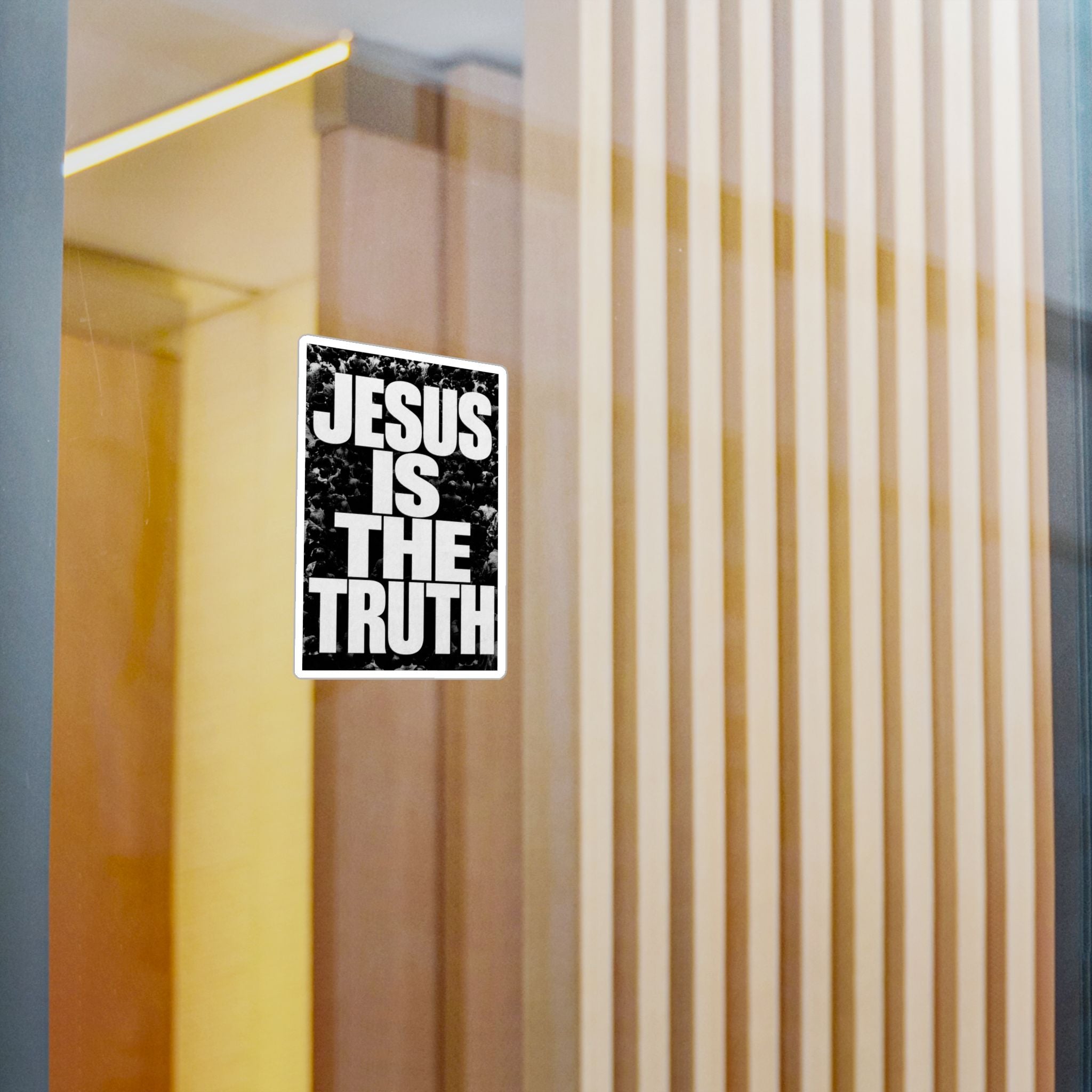 Jesus Is The Truth Vinyl Sticker — Bold Christian Faith Decal (Kiss-Cut)
