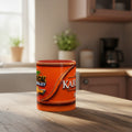 Personalized Karina Coffee Mug – Red Accent Ceramic Mug (11/15oz)