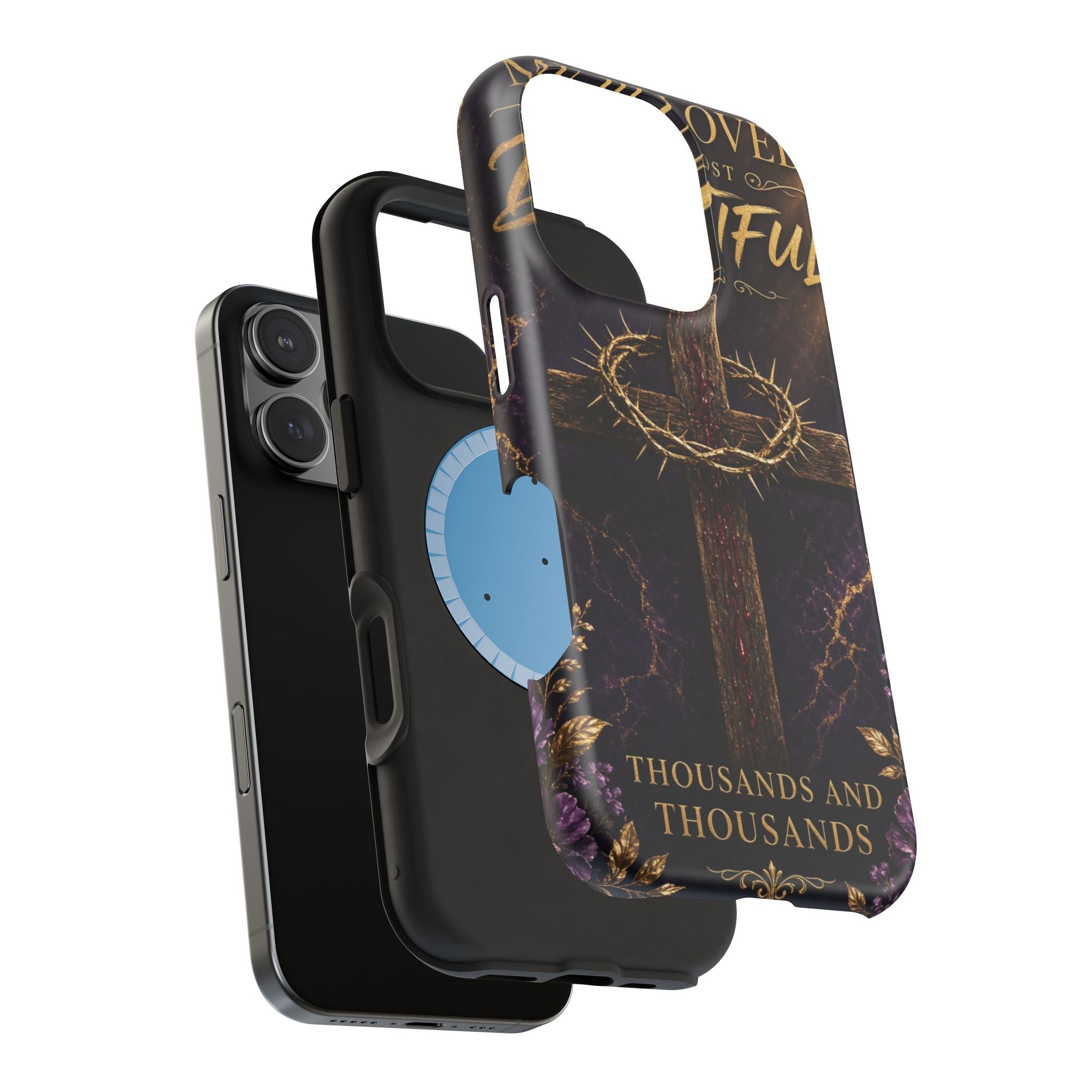 Christian Cross Magnetic Impact-Resistant Phone Case — "Beloved Most Beautiful" Scripture Design
