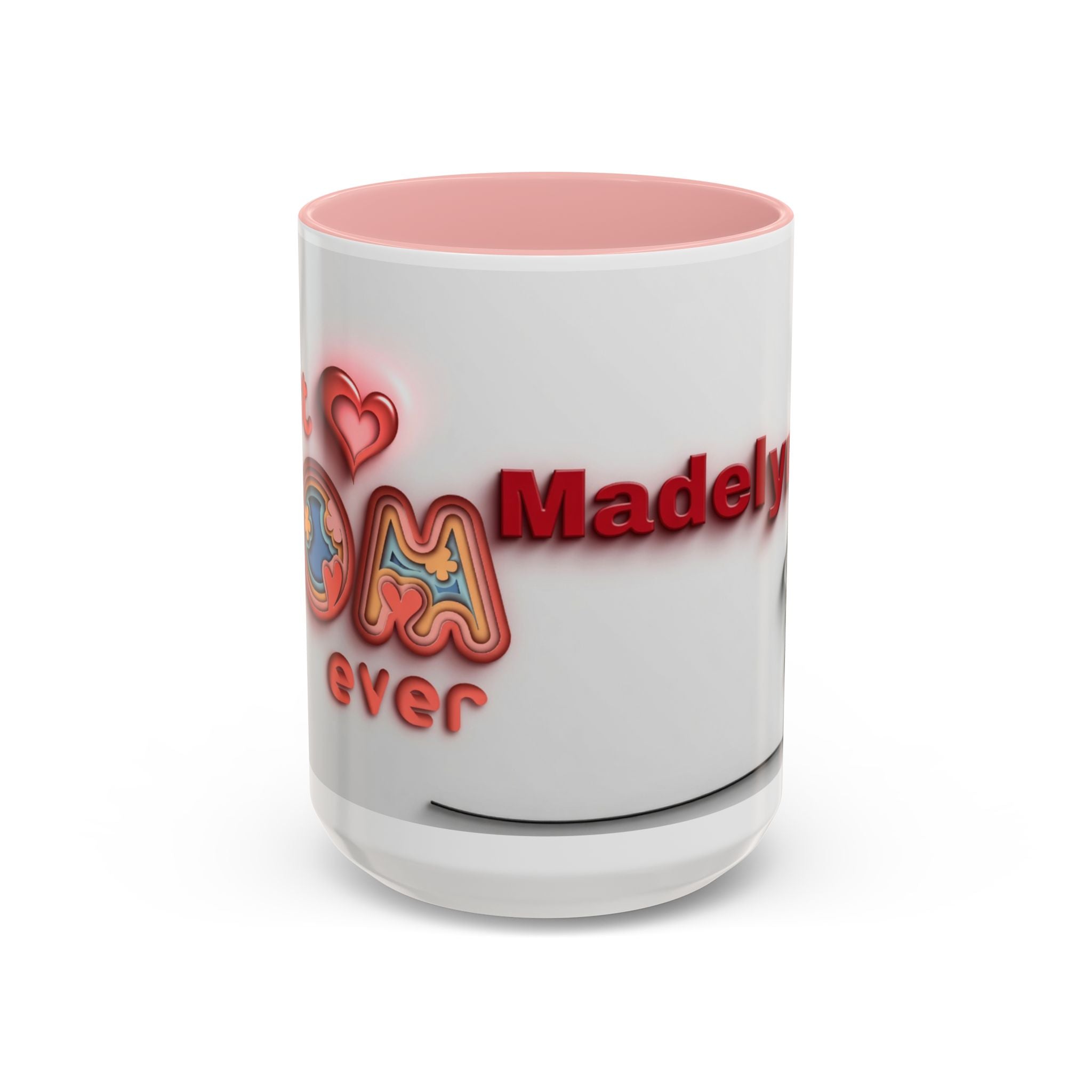 Custom Accent Coffee Mug - Perfect Gift for Moms, Personalized Mug, Valentines Day Gift, Unique Coffee Cup, Mother's Day