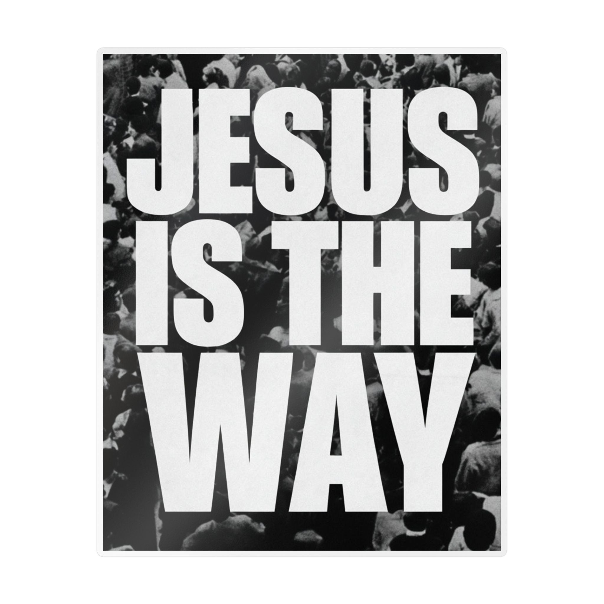 Jesus Is the Way Vinyl Decal — Inspirational Christian Sticker