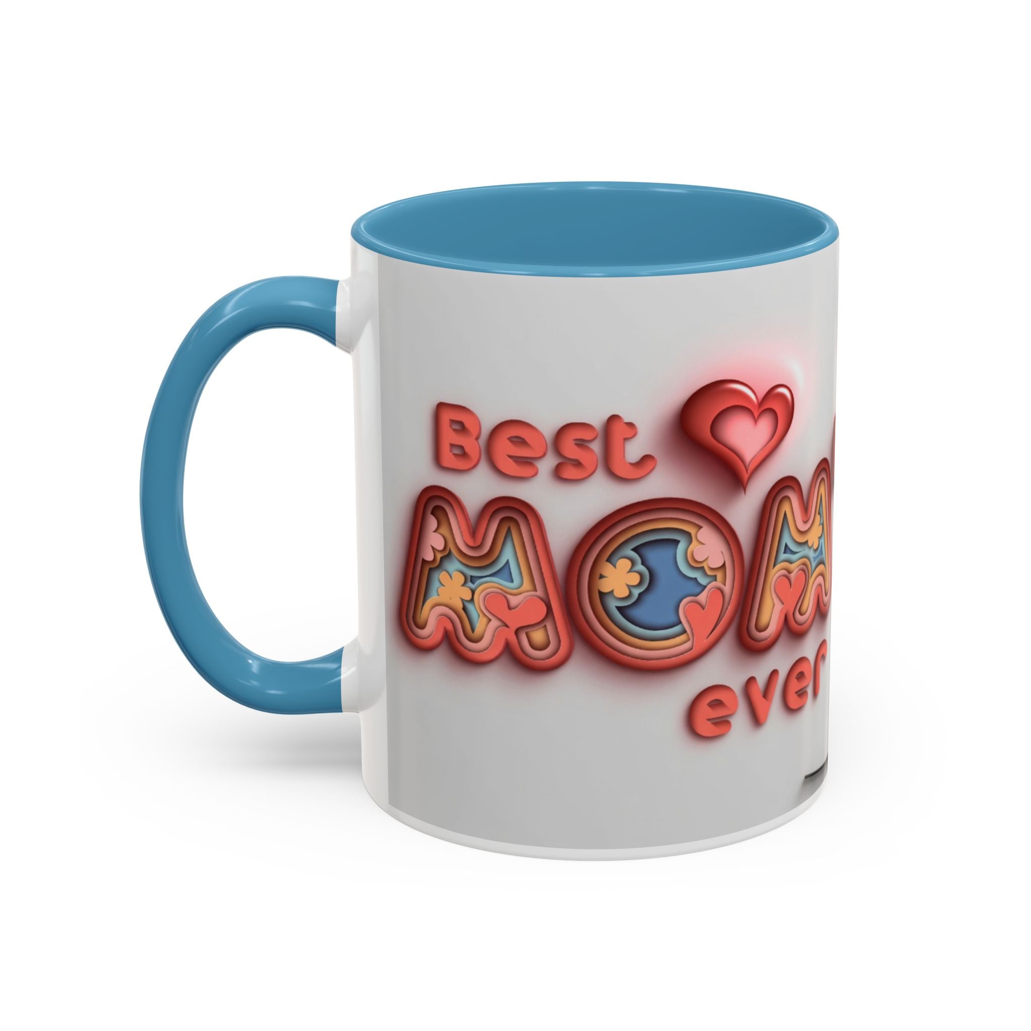 Custom Accent Coffee Mug - Perfect Gift for Moms, Personalized Mug, Valentines Day Gift, Unique Coffee Cup, Mother's Day
