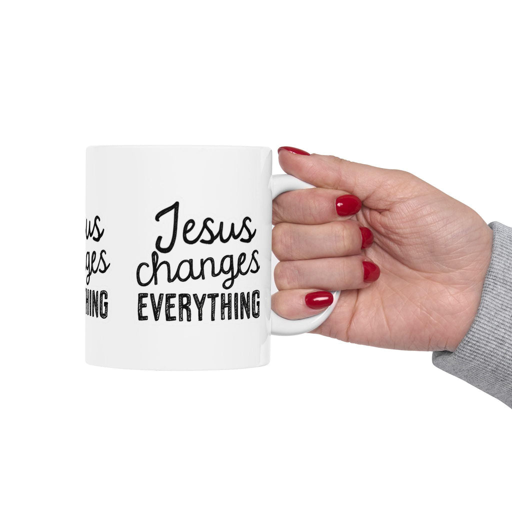 Inspirational Faith Coffee Mug | Christian Bible Verse Gift, Encouragement Cup for Her & Him, 11oz & 15oz