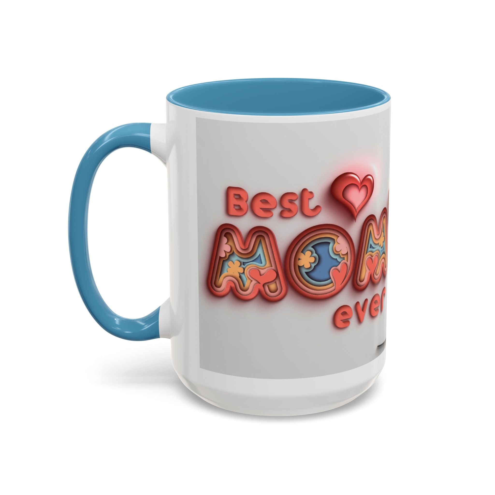 Custom Accent Coffee Mug - Perfect Gift for Moms, Personalized Mug, Valentines Day Gift, Unique Coffee Cup, Mother's Day