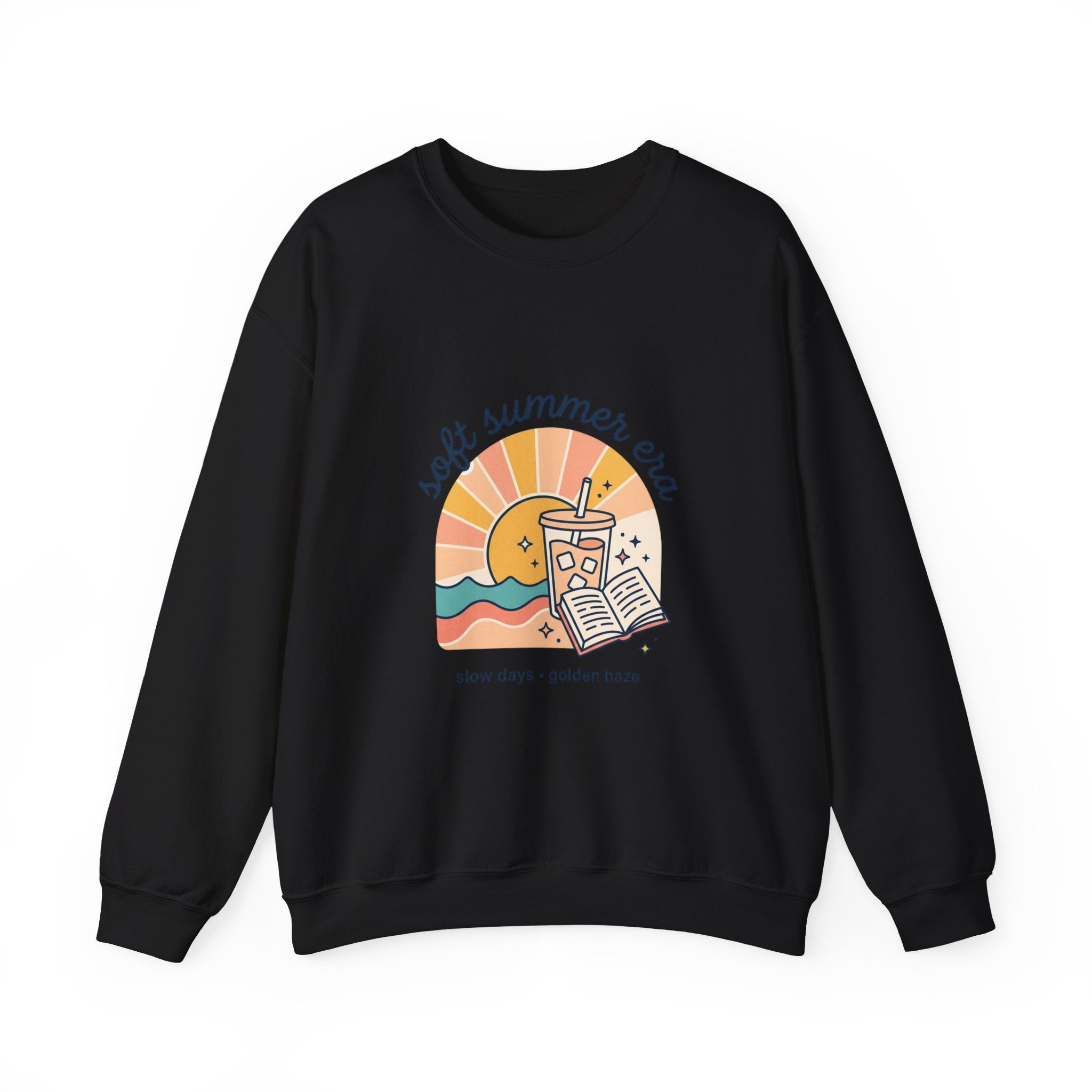 soft summer tea sweatshirt | summer aesthetic, pastel coastal vibes