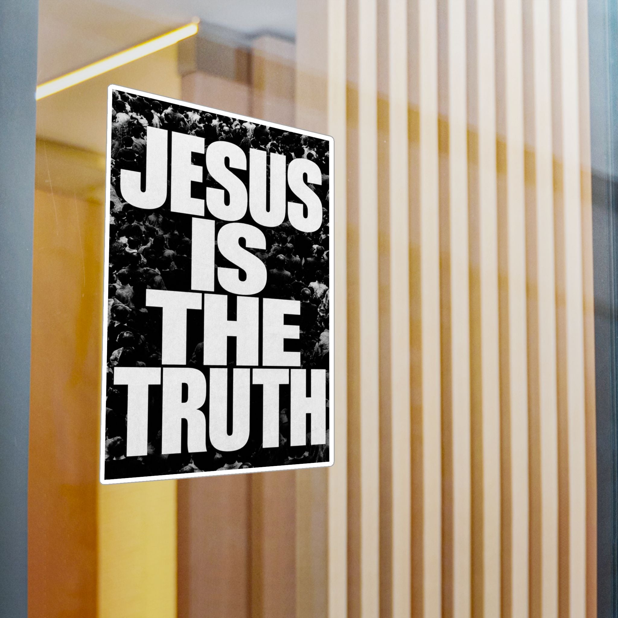 Jesus Is The Truth Vinyl Sticker — Bold Christian Faith Decal (Kiss-Cut)