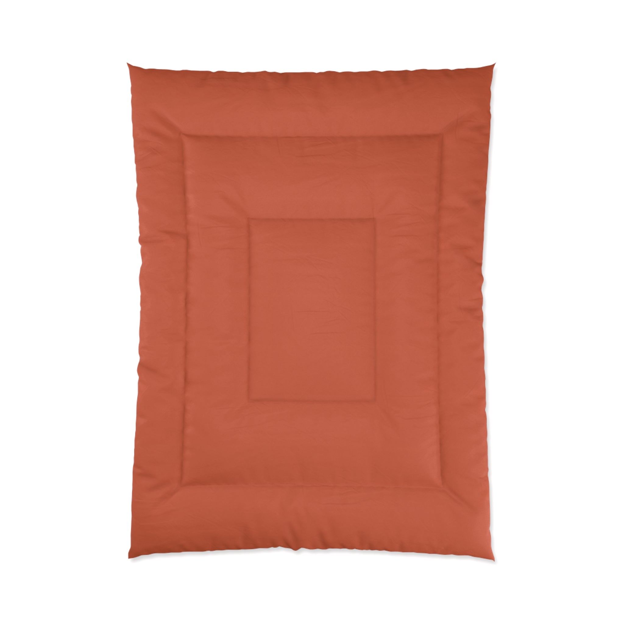 Solid Terracotta Comforter – Cozy Minimal Bedroom Bedding
