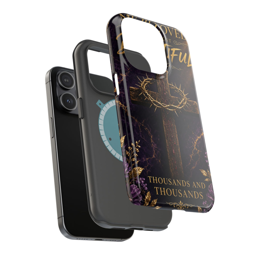 Christian Cross Magnetic Impact-Resistant Phone Case — "Beloved Most Beautiful" Scripture Design