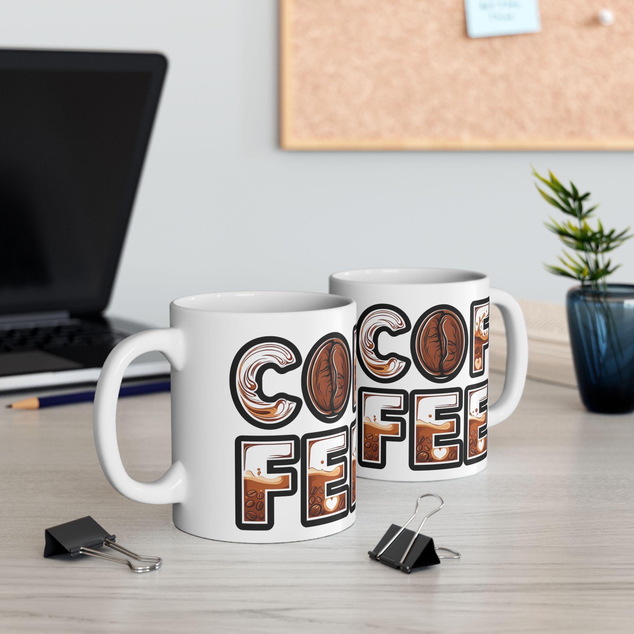 Taza de Café Única y Divertida - Regalo Artístico para Mujer, Mug de Cerámica Estética Colorida, Unique Coffee Cup, Regalo para Amiga