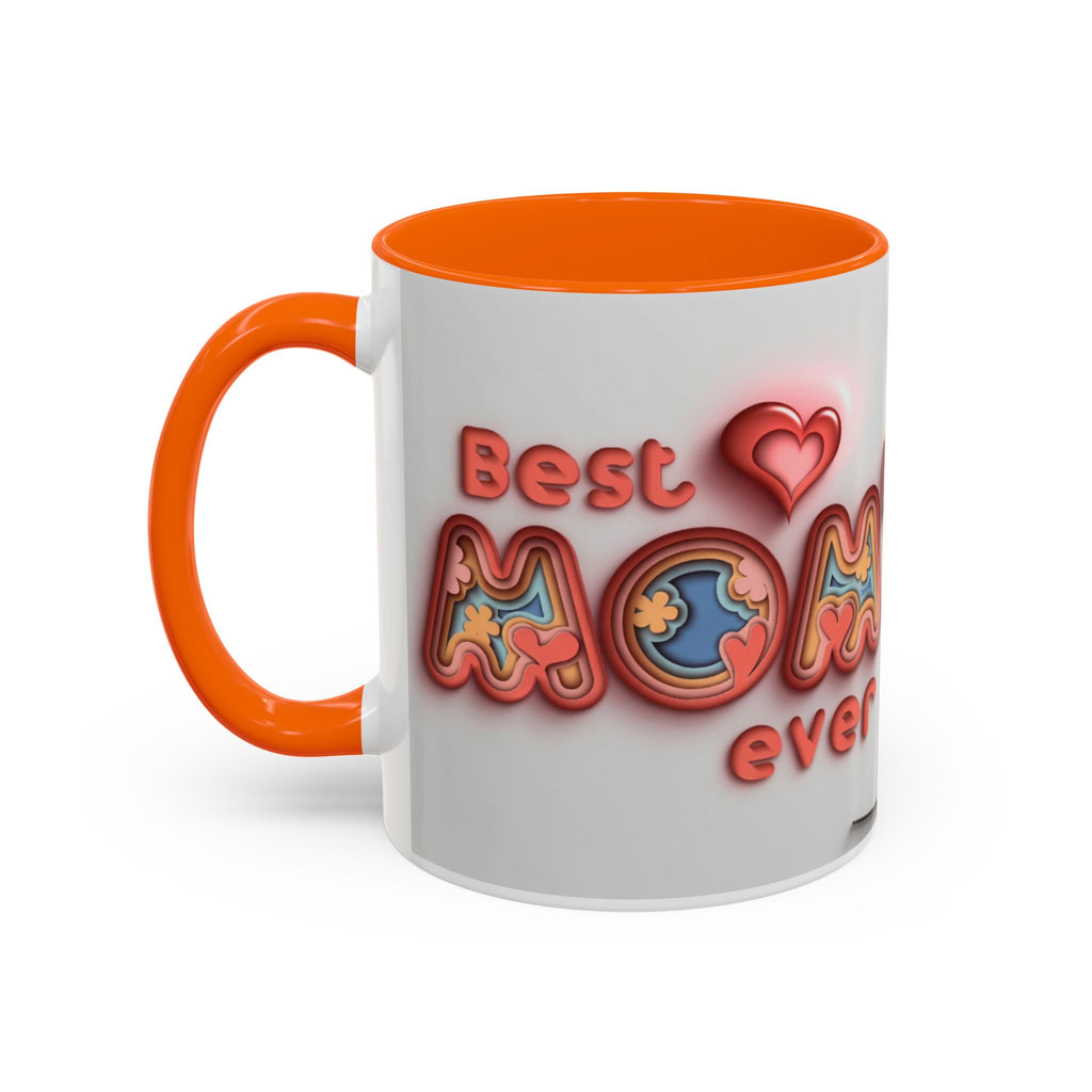Custom Accent Coffee Mug - Perfect Gift for Moms, Personalized Mug, Valentines Day Gift, Unique Coffee Cup, Mother's Day