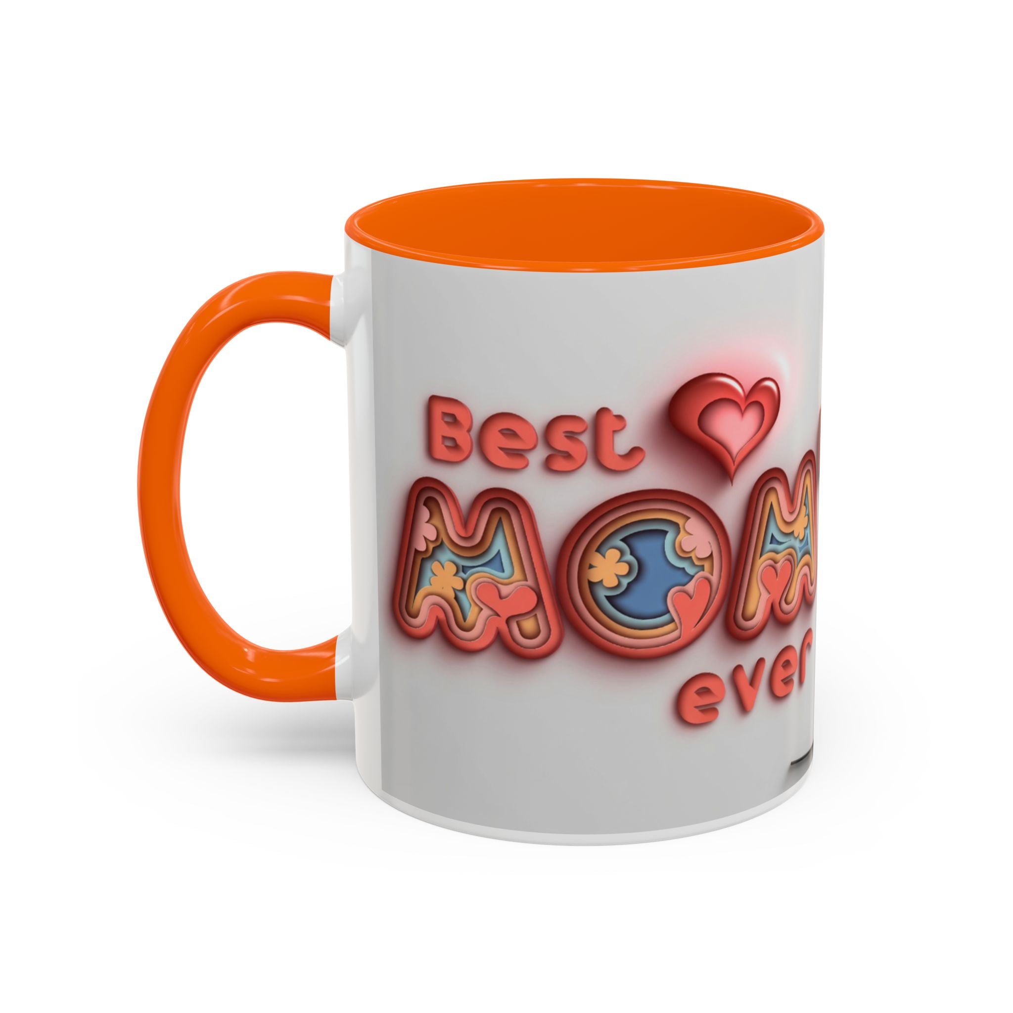 Custom Accent Coffee Mug - Perfect Gift for Moms, Personalized Mug, Valentines Day Gift, Unique Coffee Cup, Mother's Day