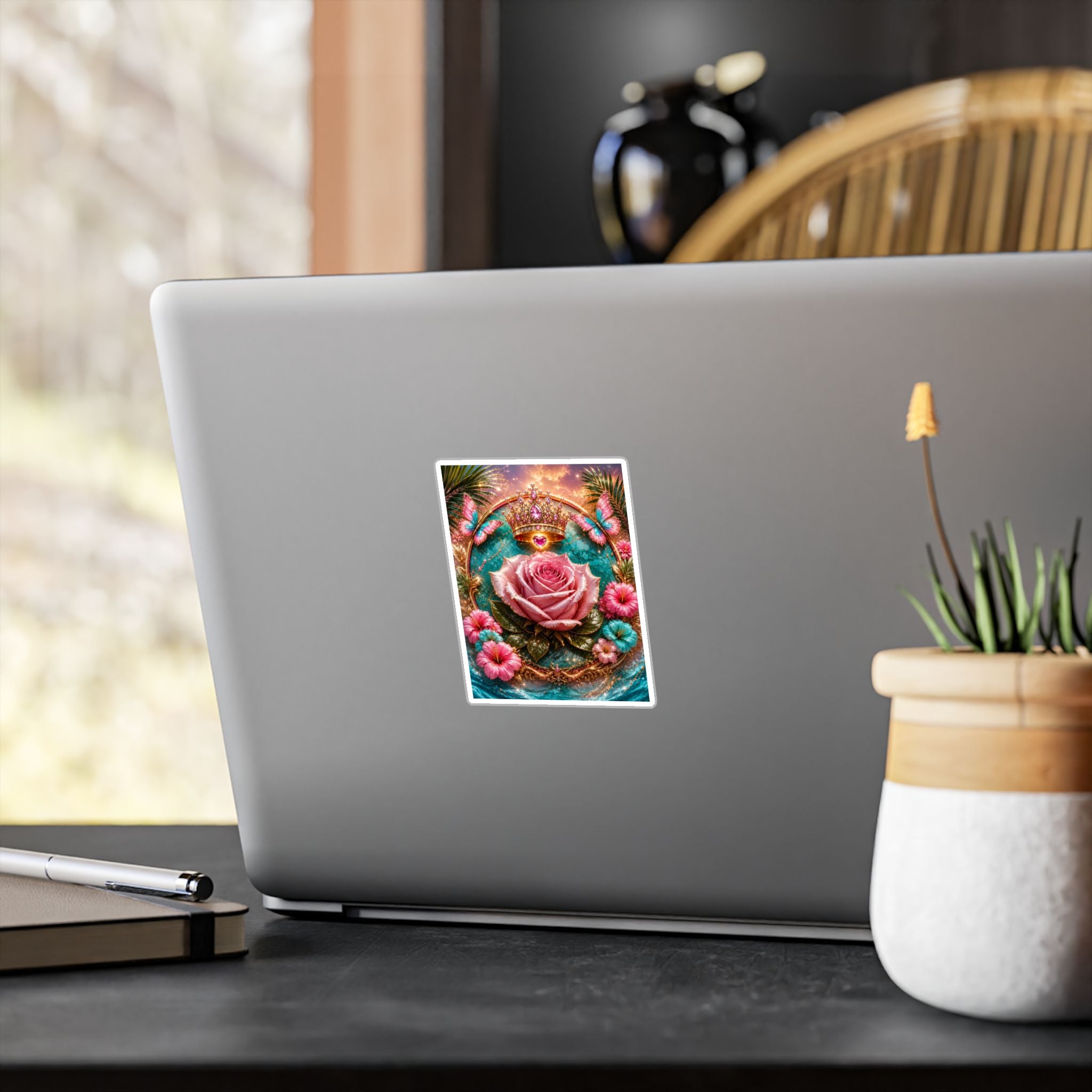 Royal Rose Kiss-Cut Vinyl Sticker