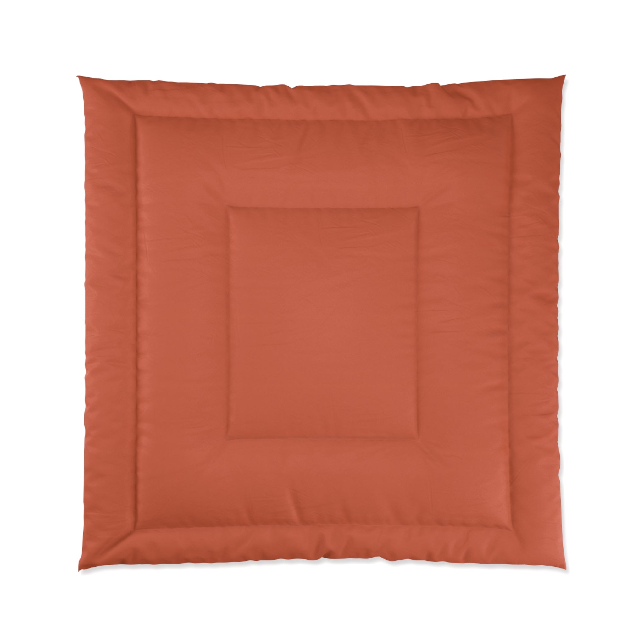 Solid Terracotta Comforter – Cozy Minimal Bedroom Bedding