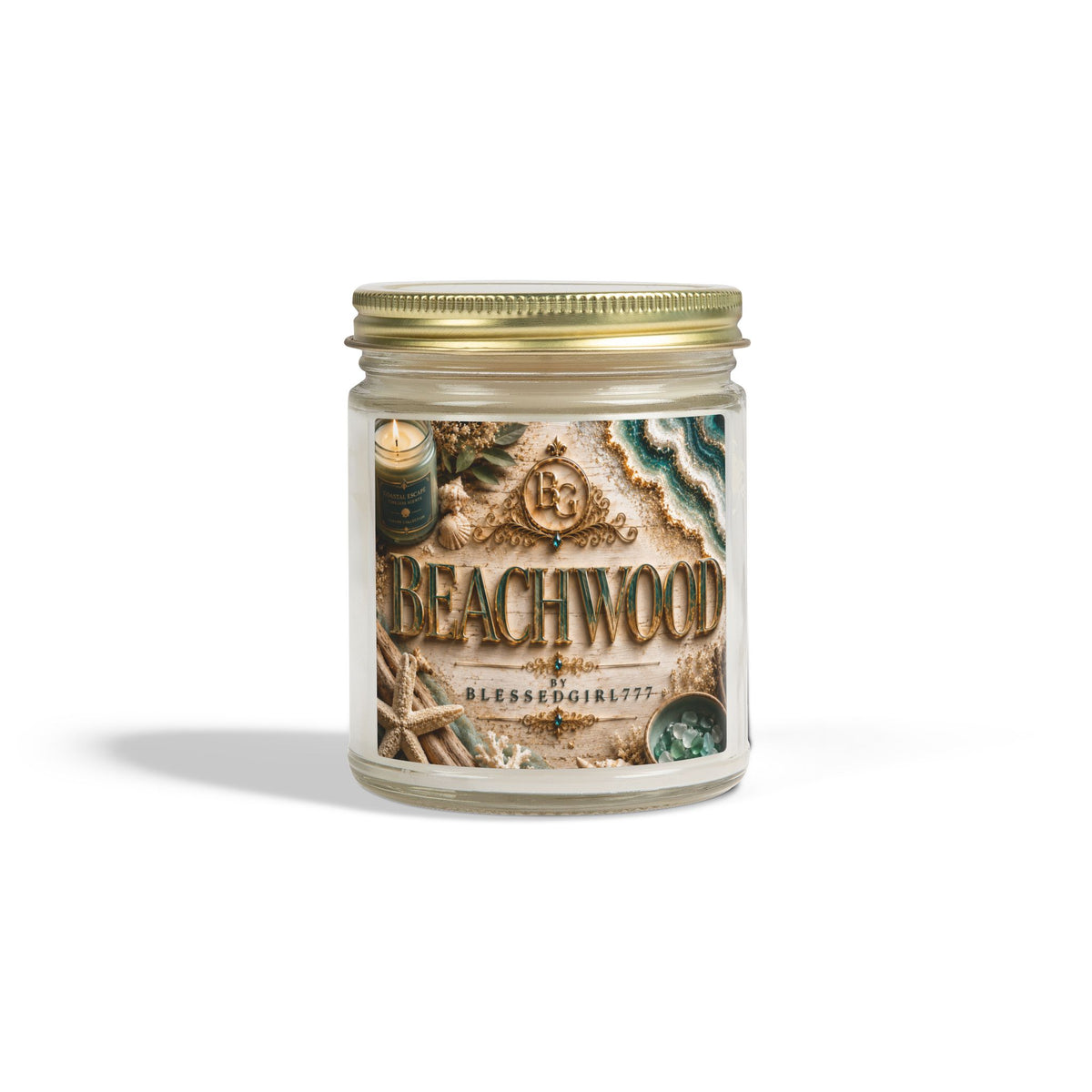 Beachwood  Scented Candle — 4oz & 9oz