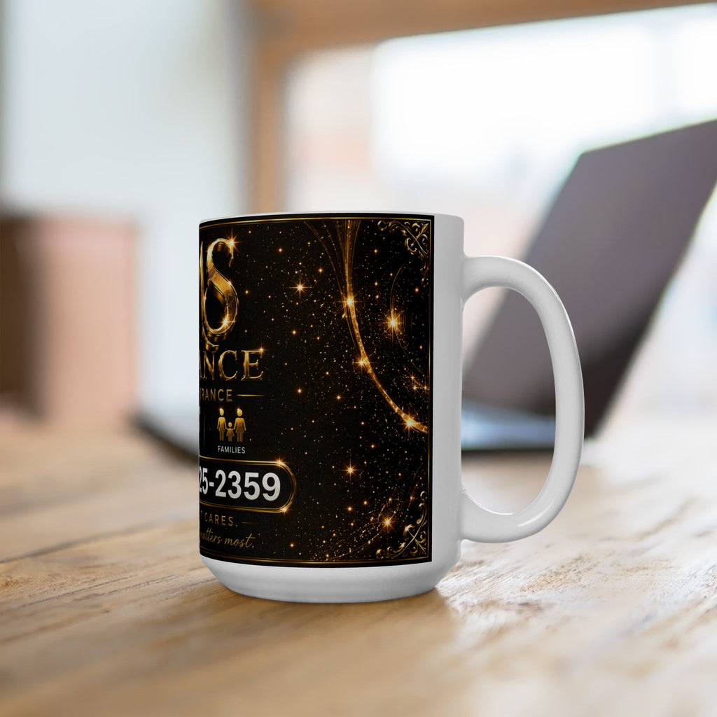 SMS Insurance Ceramic Mug — Branded Health Insurance Coffee Cup (11oz, 15oz)