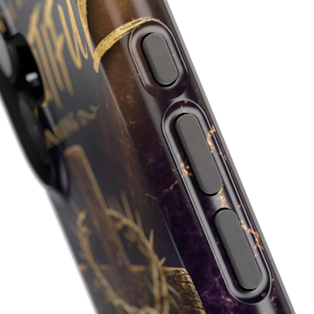 Christian Cross Magnetic Impact-Resistant Phone Case — "Beloved Most Beautiful" Scripture Design