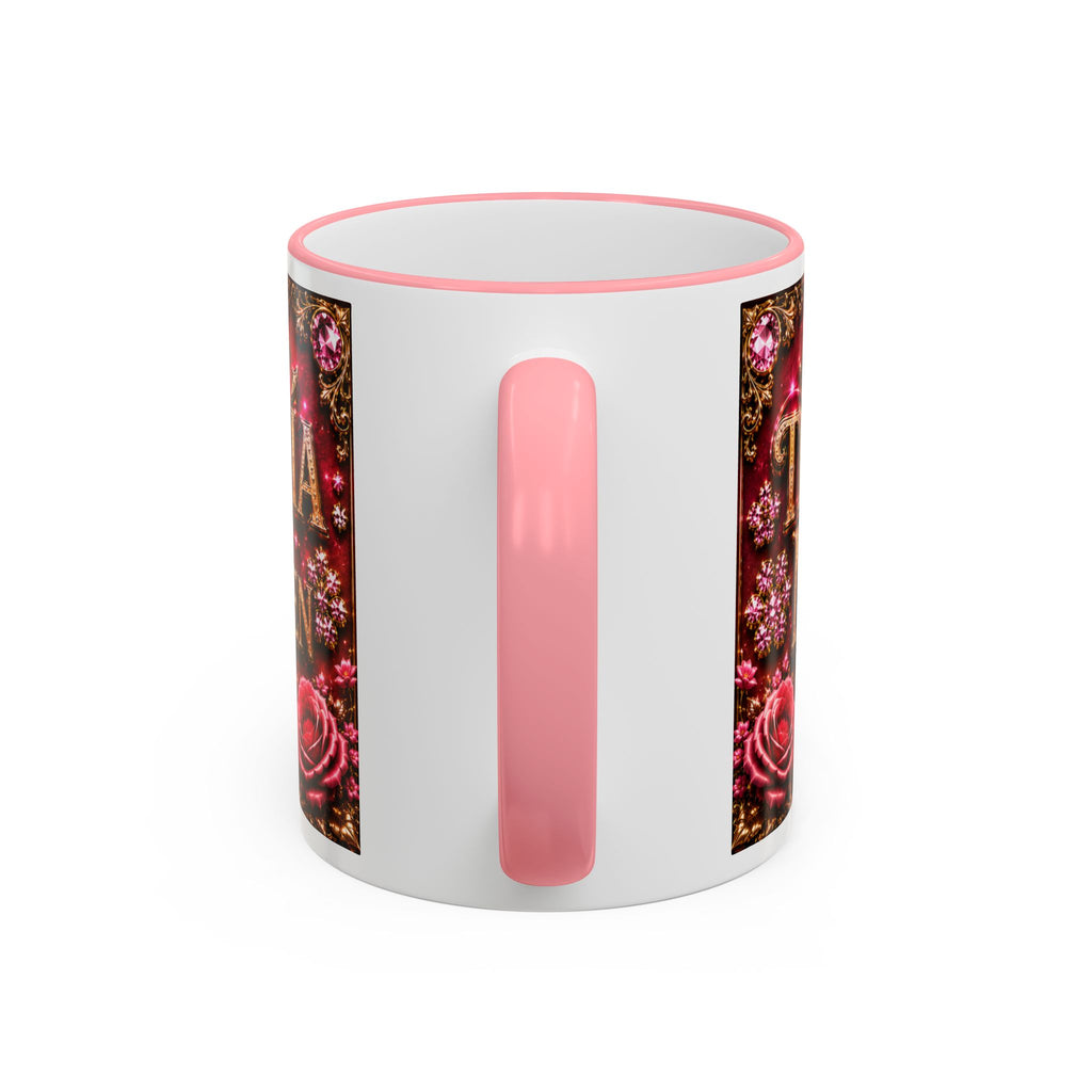 The Boss portrait mug | Accent rim & handle mug