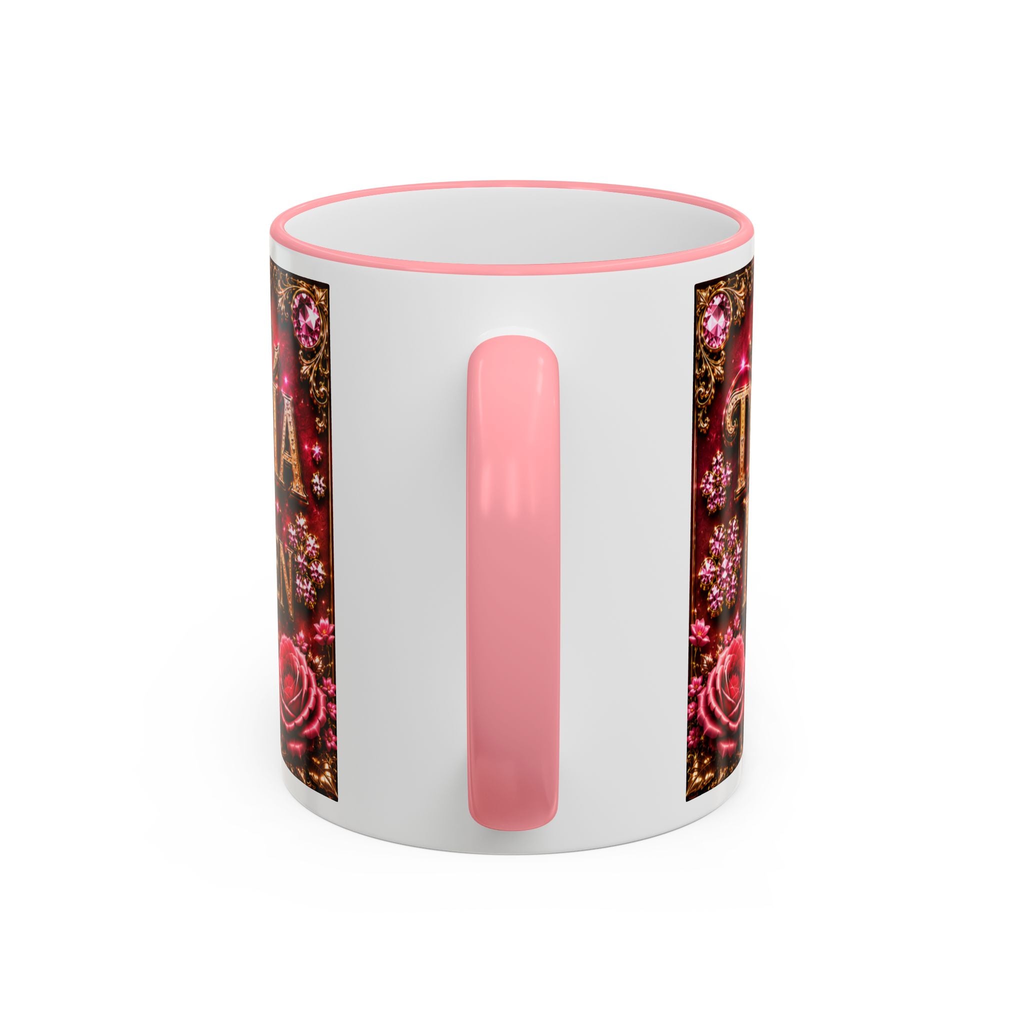 The Boss portrait mug | Accent rim & handle mug