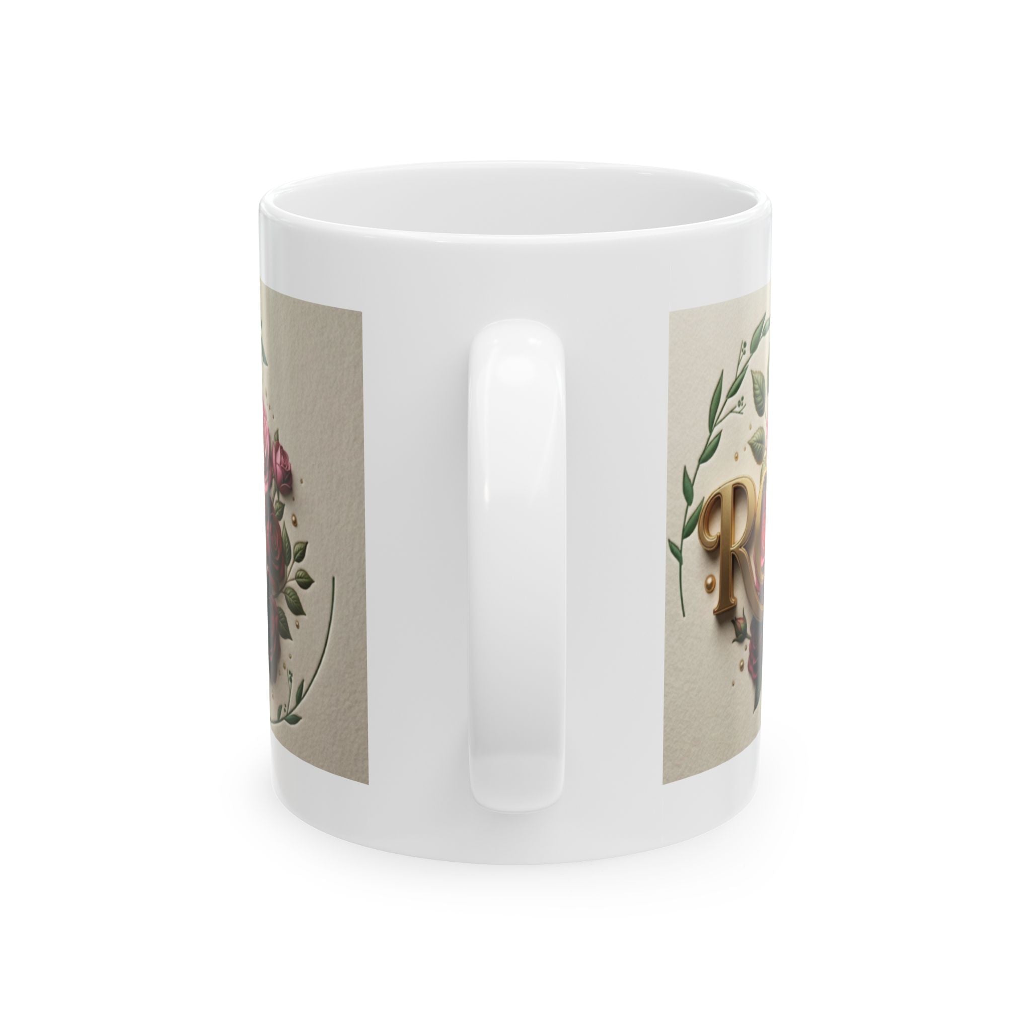 Vintage Rose Bouquet Mug | Floral Ceramic Coffee Cup