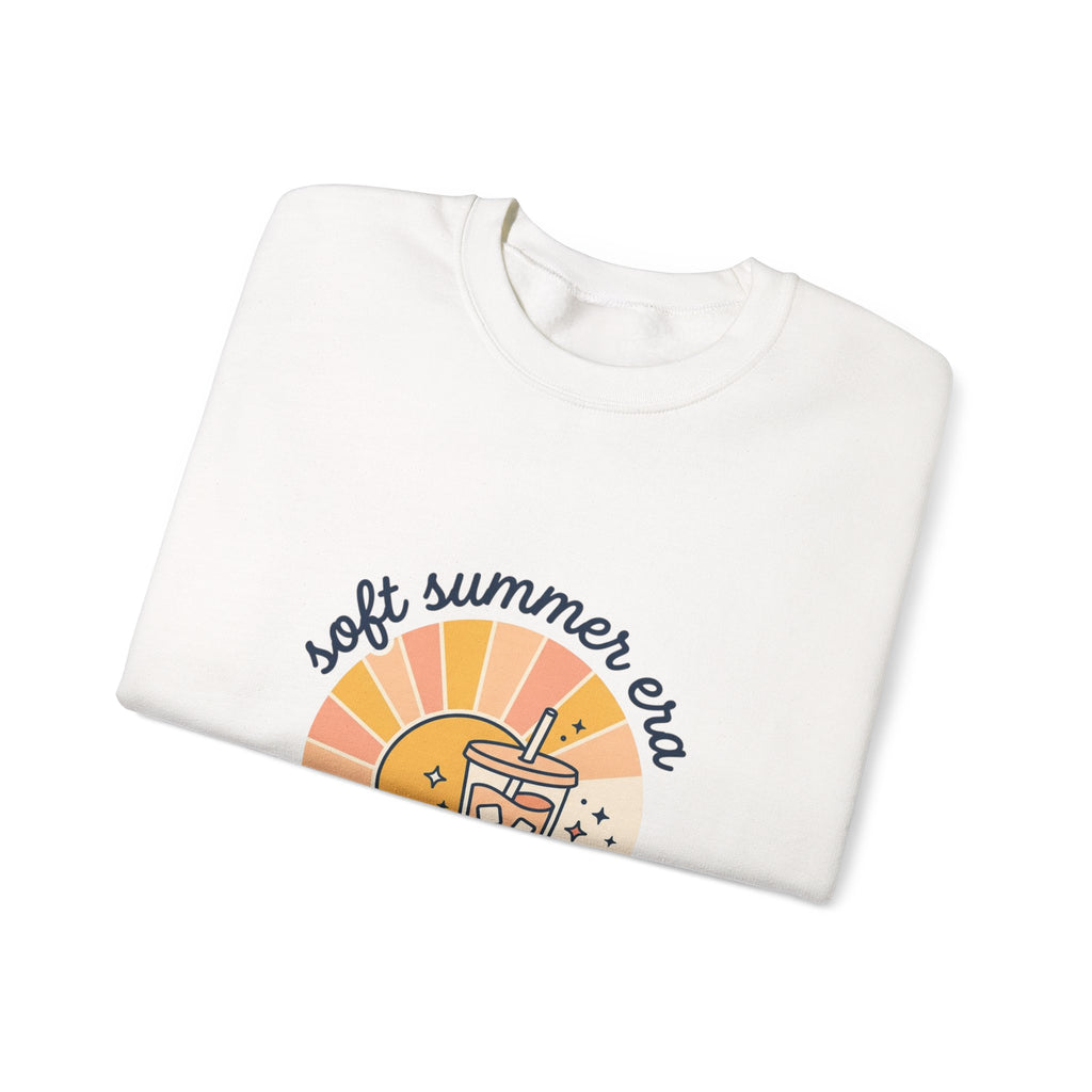 soft summer tea sweatshirt | summer aesthetic, pastel coastal vibes