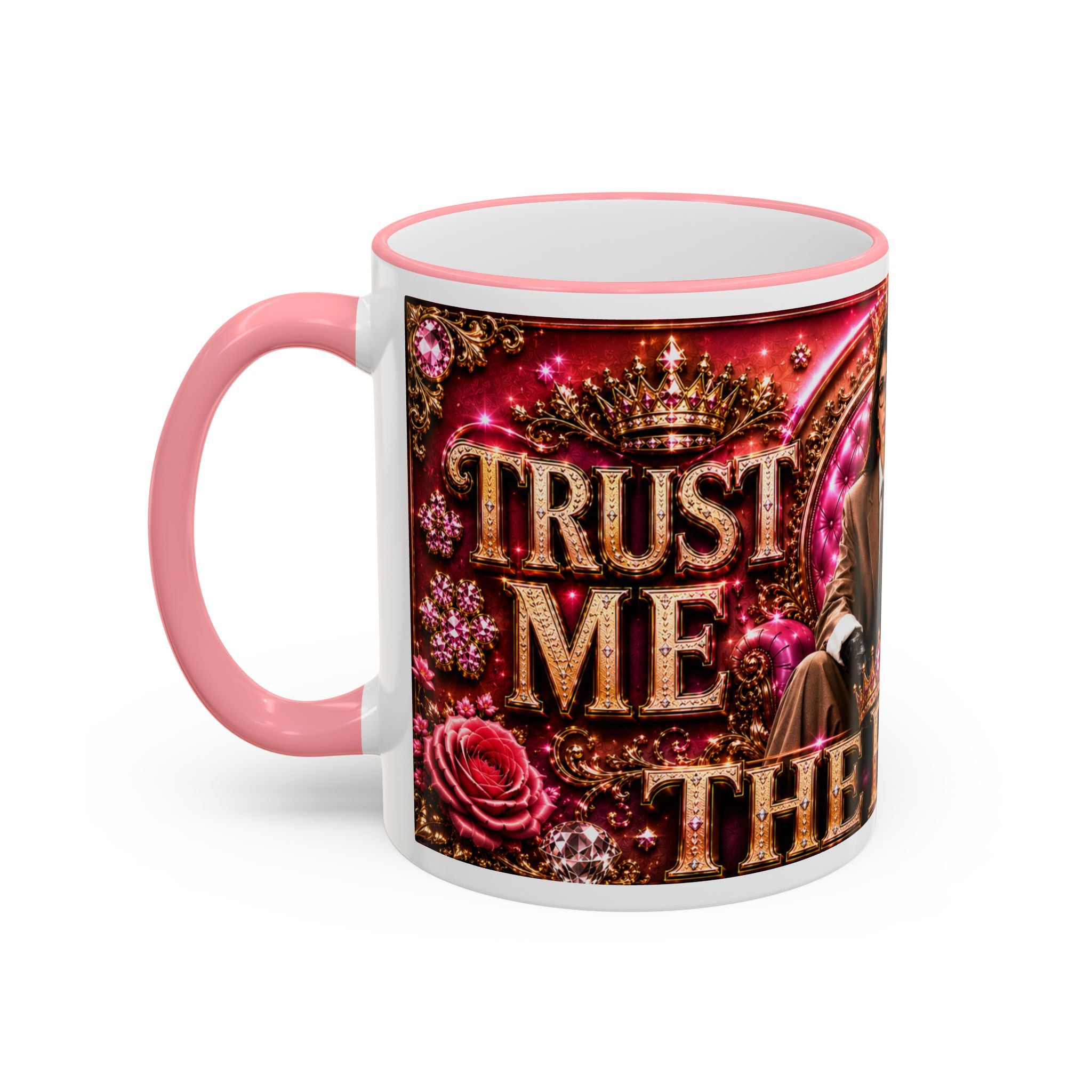 The Boss portrait mug | Accent rim & handle mug