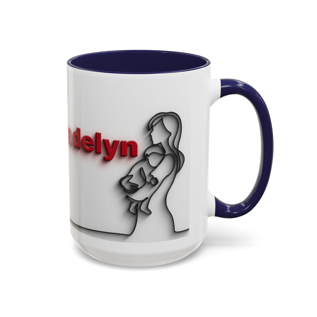 Custom Accent Coffee Mug - Perfect Gift for Moms, Personalized Mug, Valentines Day Gift, Unique Coffee Cup, Mother's Day