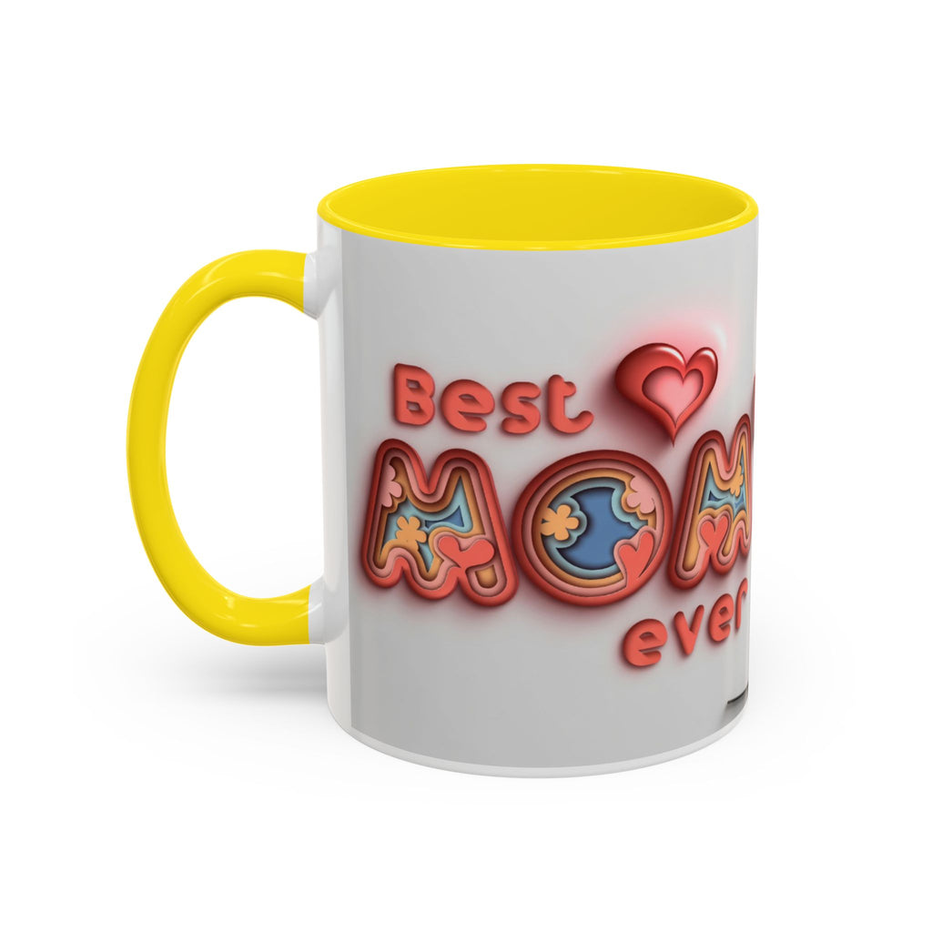 Custom Accent Coffee Mug - Perfect Gift for Moms, Personalized Mug, Valentines Day Gift, Unique Coffee Cup, Mother's Day
