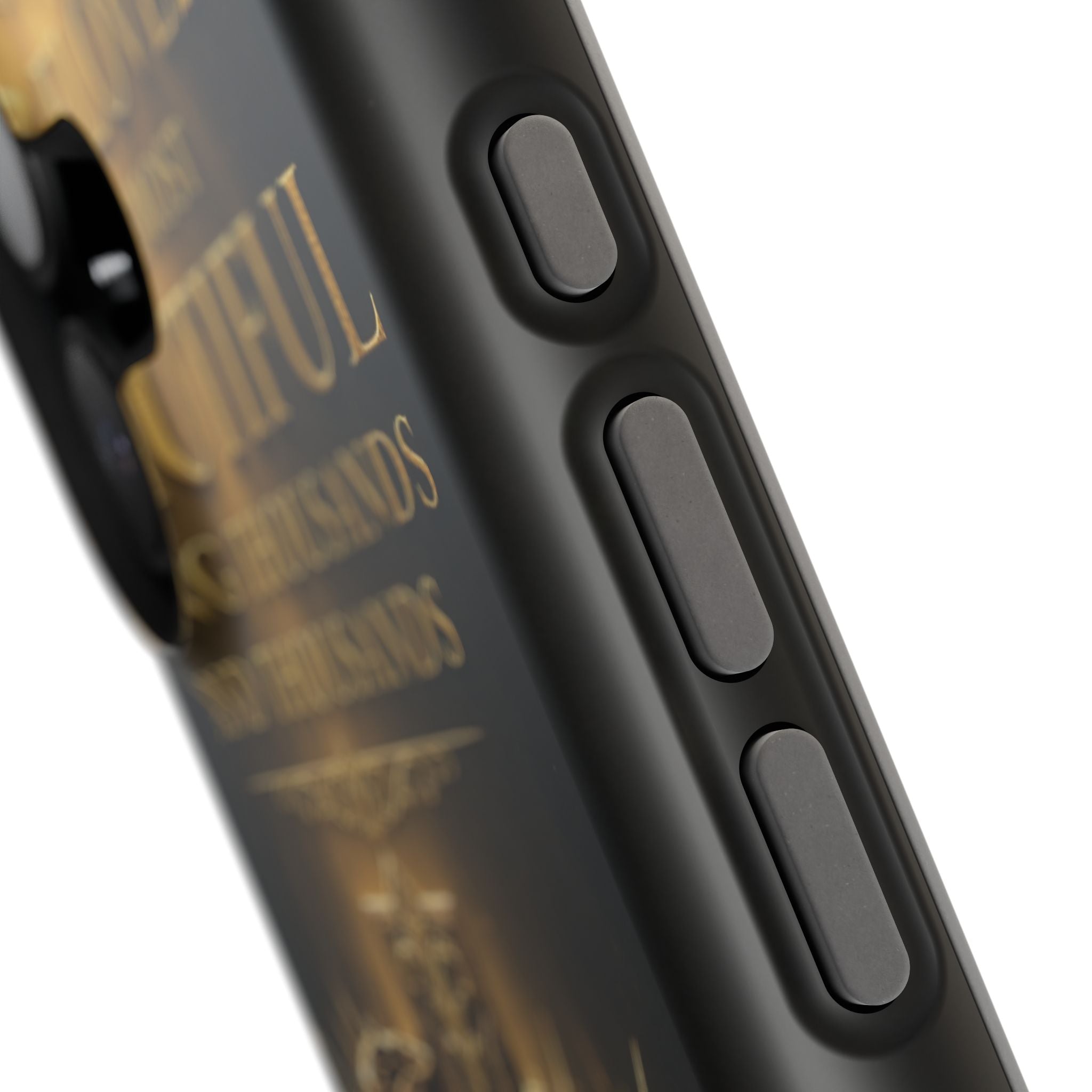 Magnetic Impact-Resistant Phone Case — "Most Beautiful" Cross with Crown of Thorns