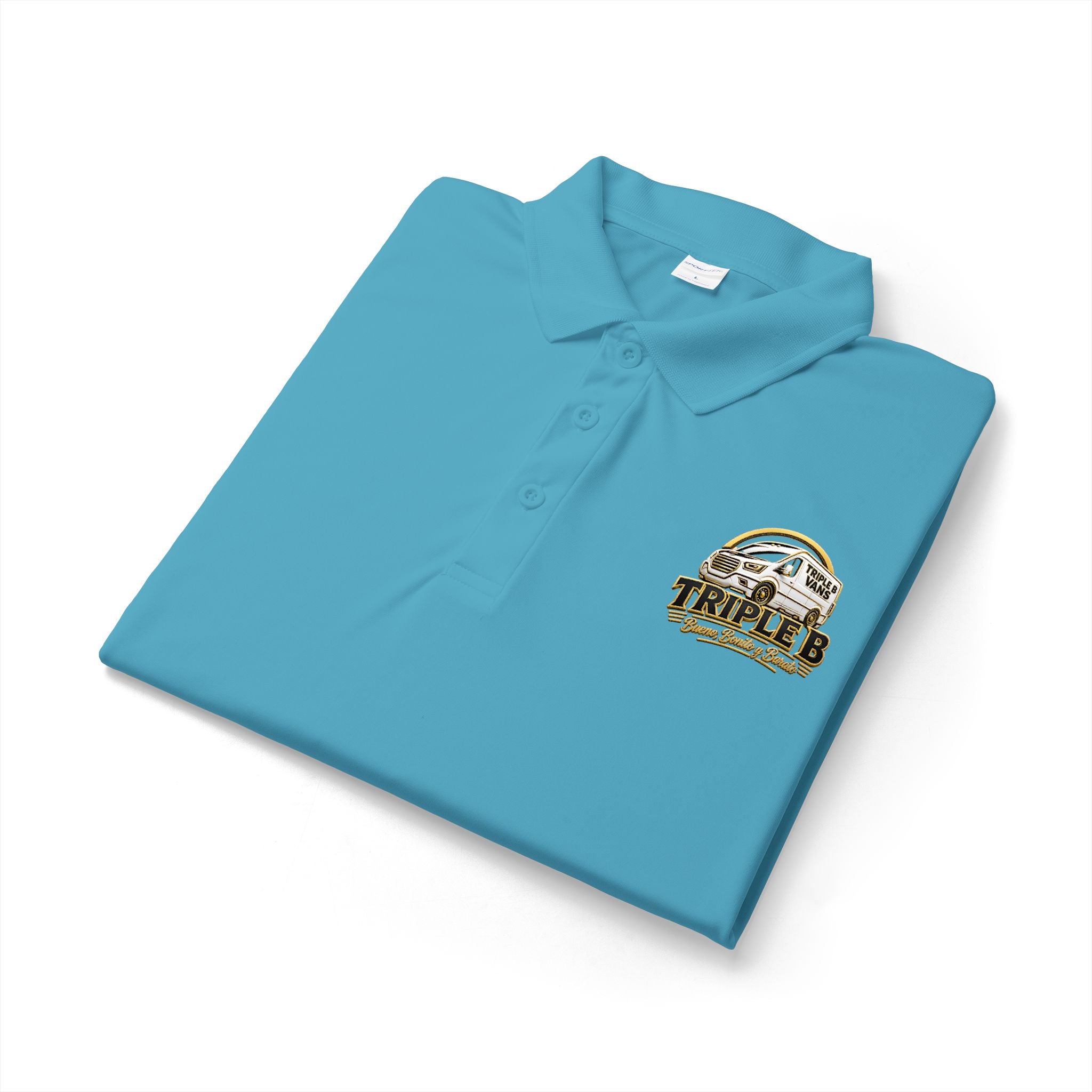 Vintage Truck Patch logo Polo | Embroidered Workwear Polo