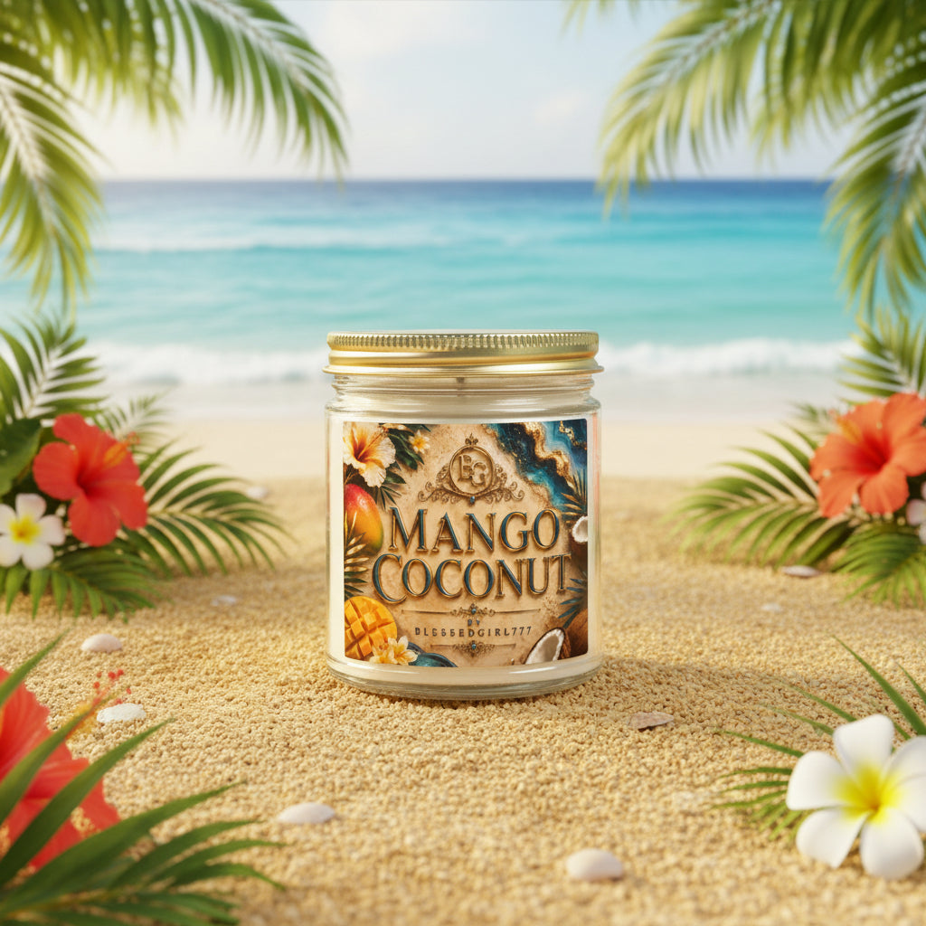 Blessed Tropics Candle — Coconut Mango | BlessedGirl777