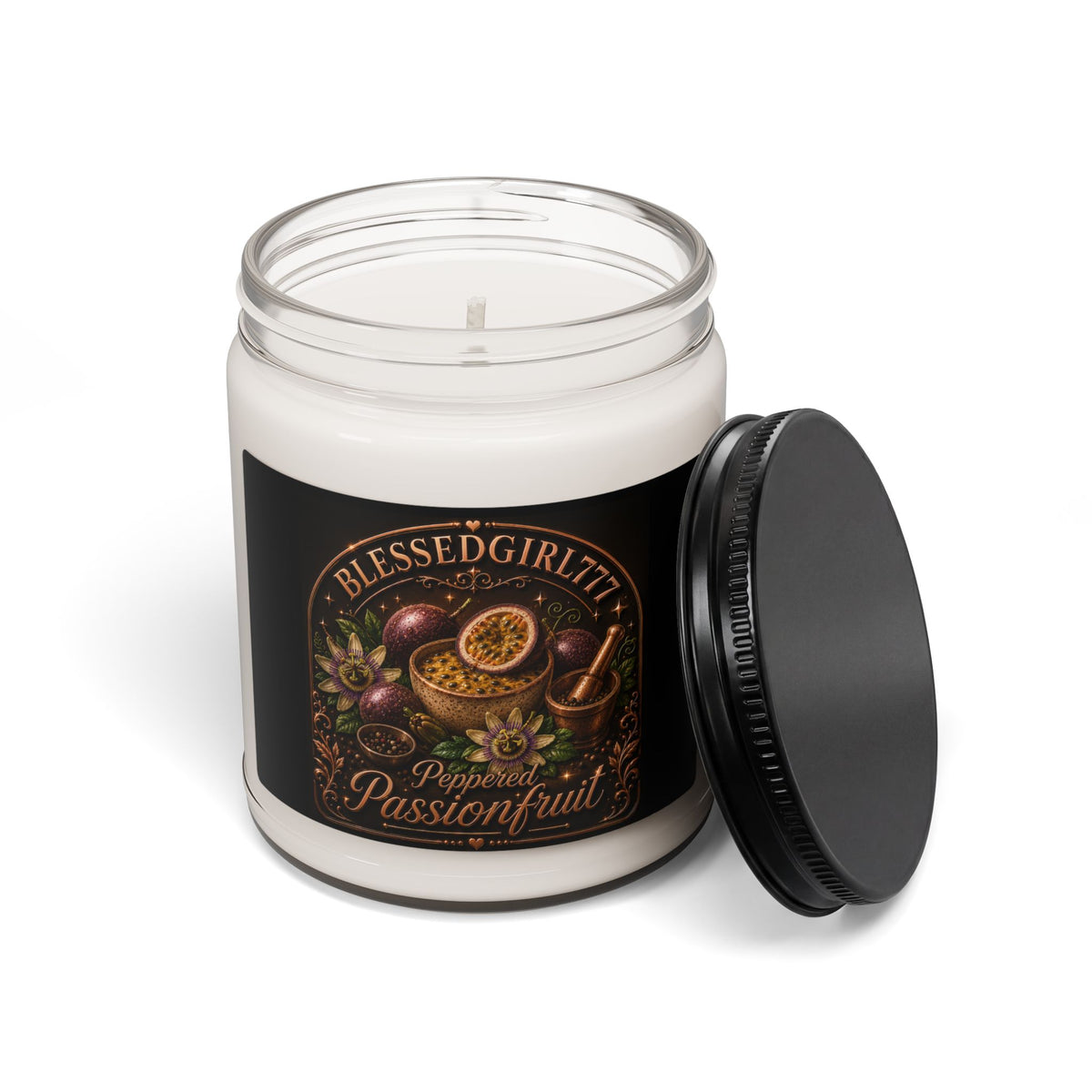 Apple Harvest Soy Candle — 9oz Scented Jar (BlessedGirl777)