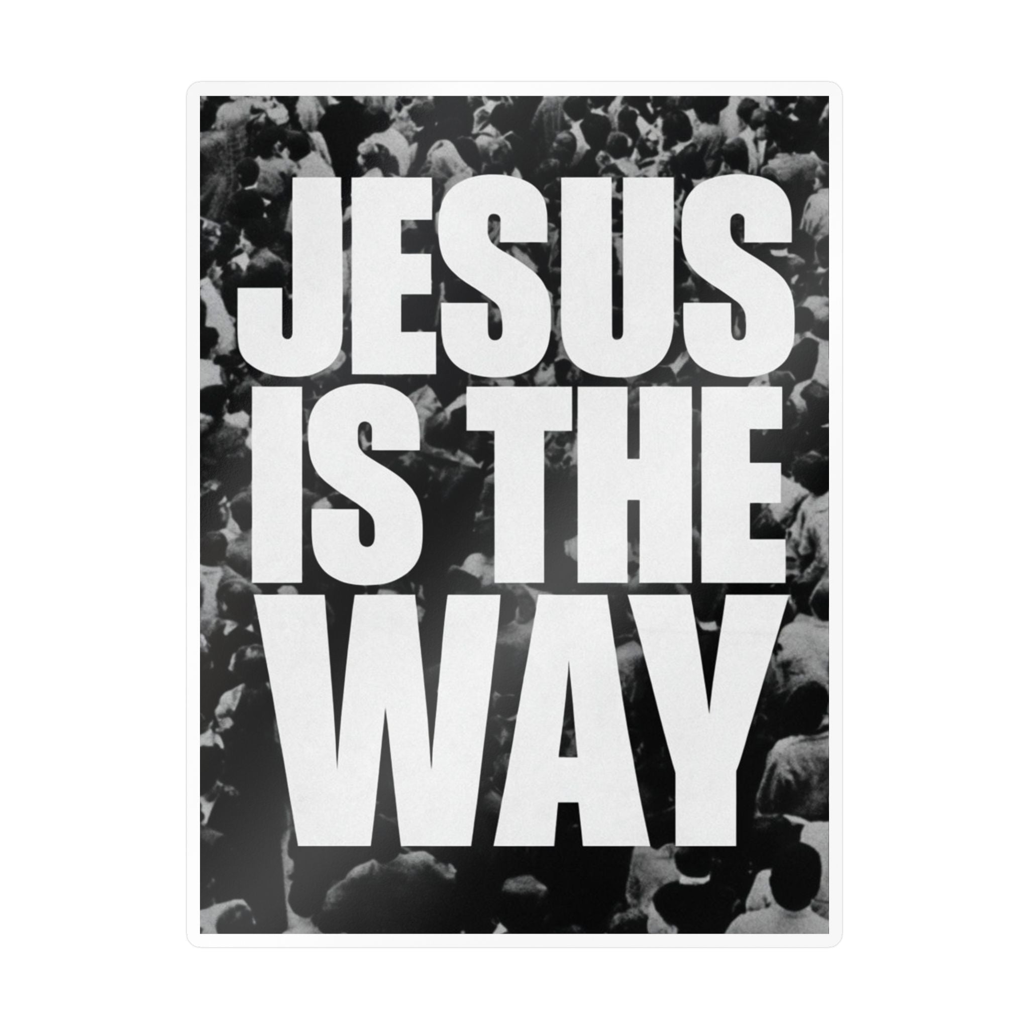 Jesus Is the Way Vinyl Decal — Inspirational Christian Sticker