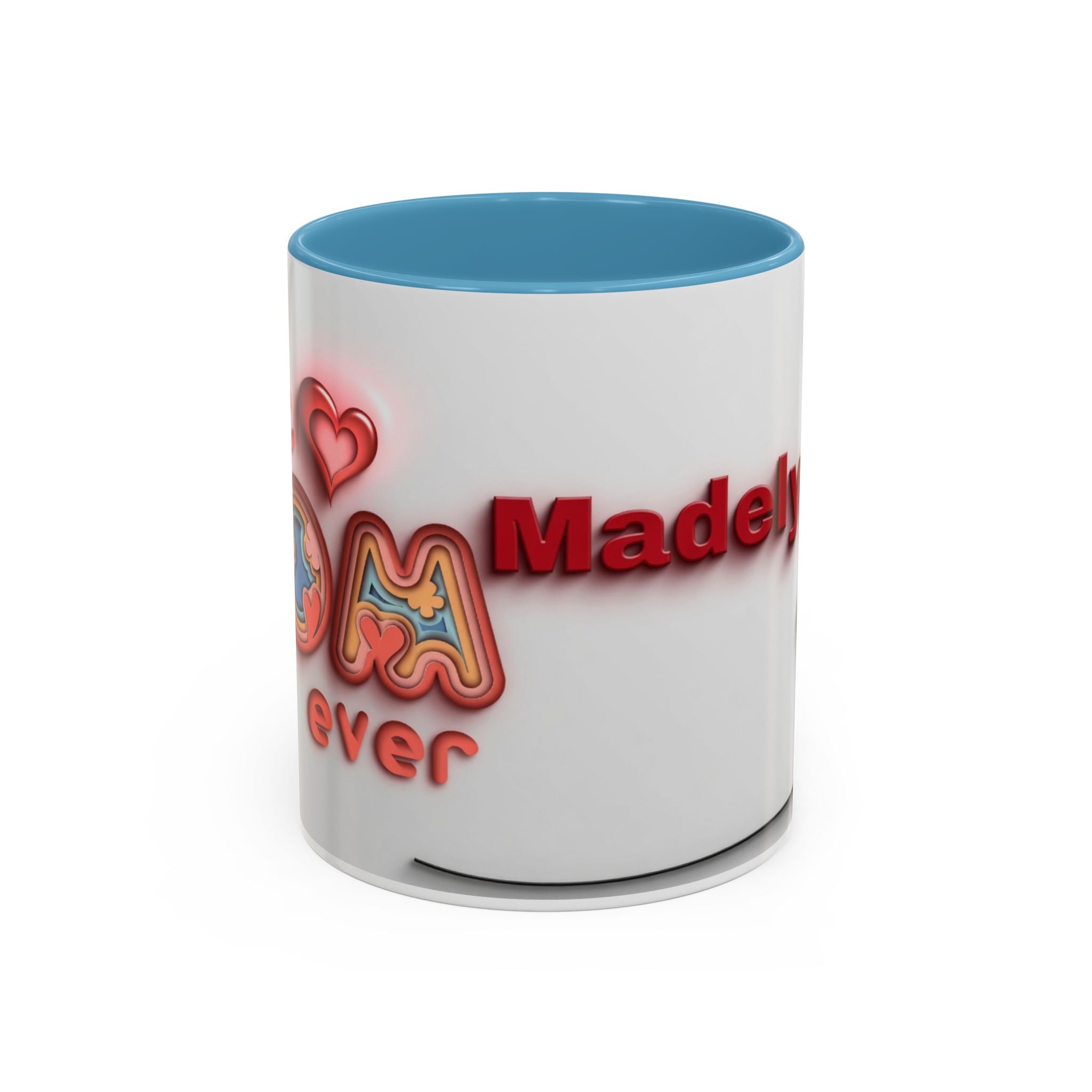 Custom Accent Coffee Mug - Perfect Gift for Moms, Personalized Mug, Valentines Day Gift, Unique Coffee Cup, Mother's Day
