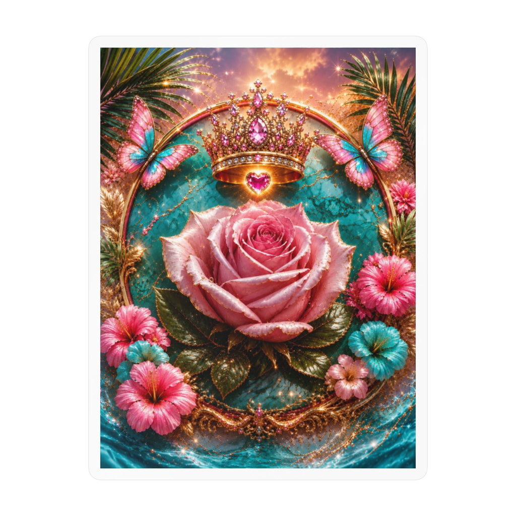 Royal Rose Kiss-Cut Vinyl Sticker