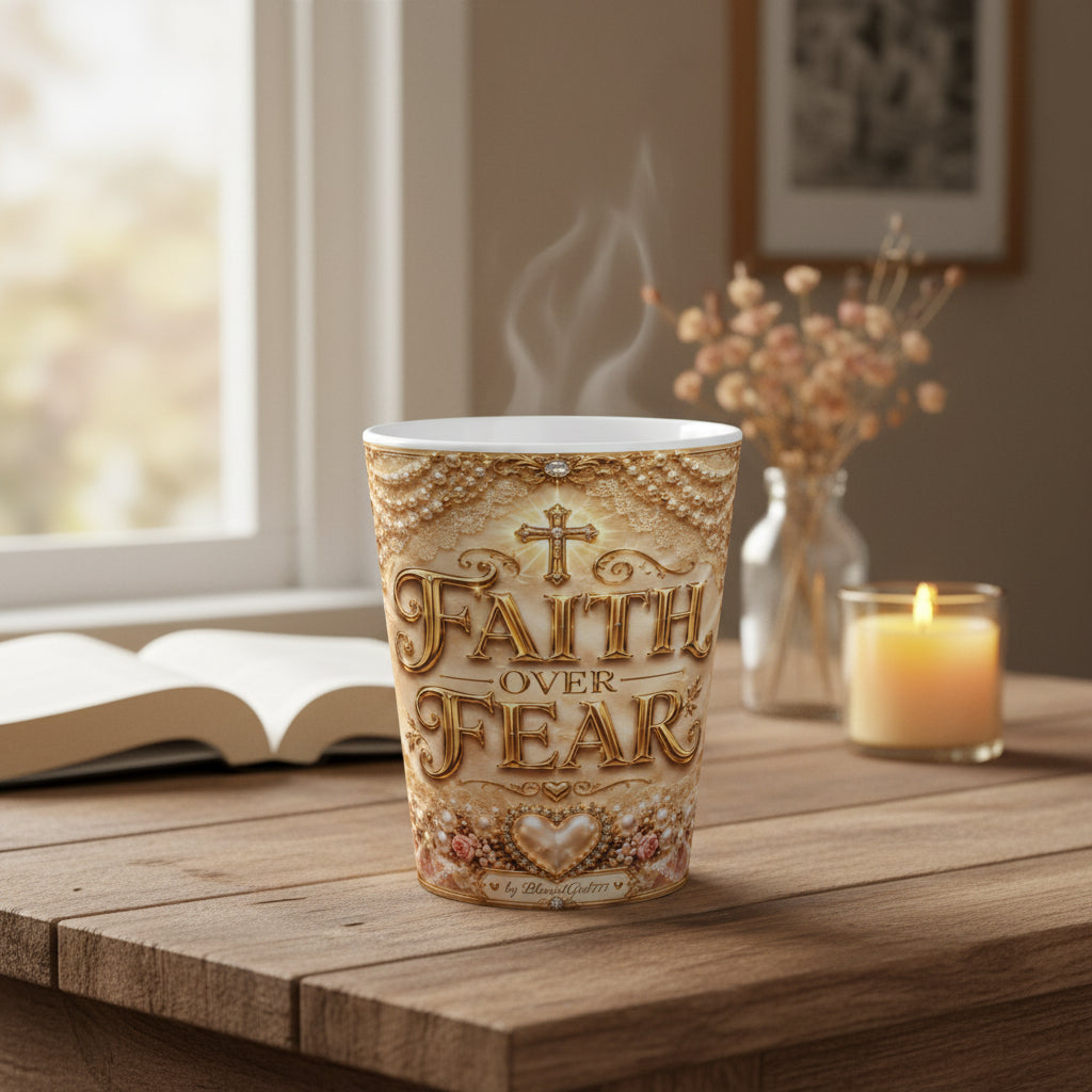 Christian Faith Coffee Mug | Bible Verse Inspirational Cup | Gift for Her