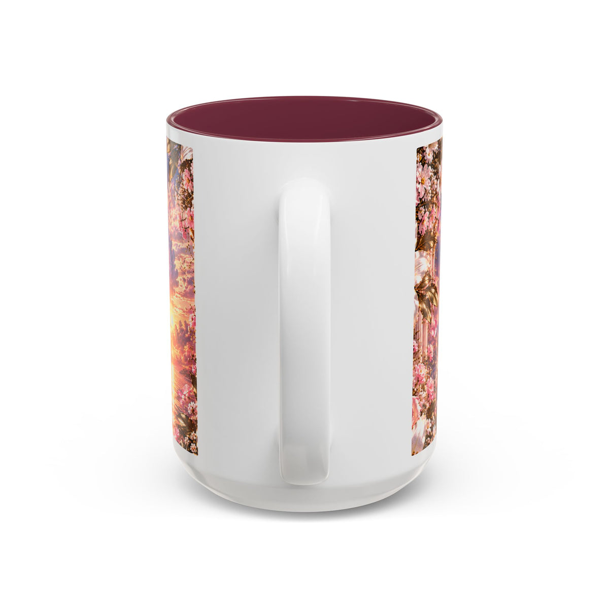 Personalized Gold Crest Name Mug — Custom Name & Date Two-Tone Accent
