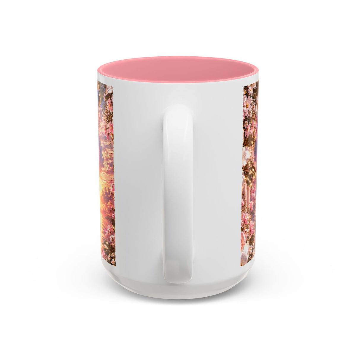 Personalized Gold Crest Name Mug — Custom Name & Date Two-Tone Accent