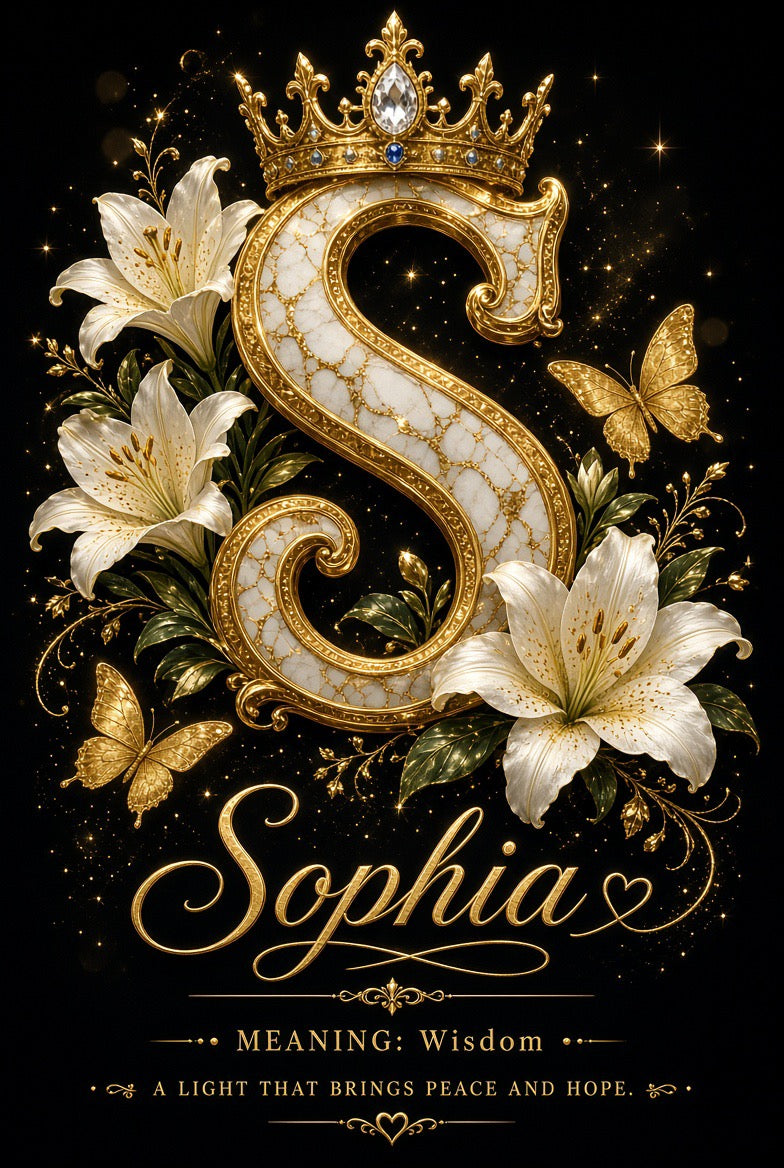 Personalized Name Meaning Card – Digital Download