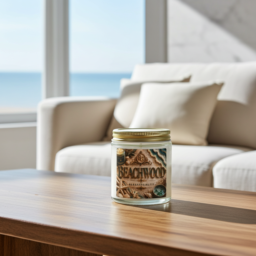 Beachwood  Scented Candle — 4oz & 9oz