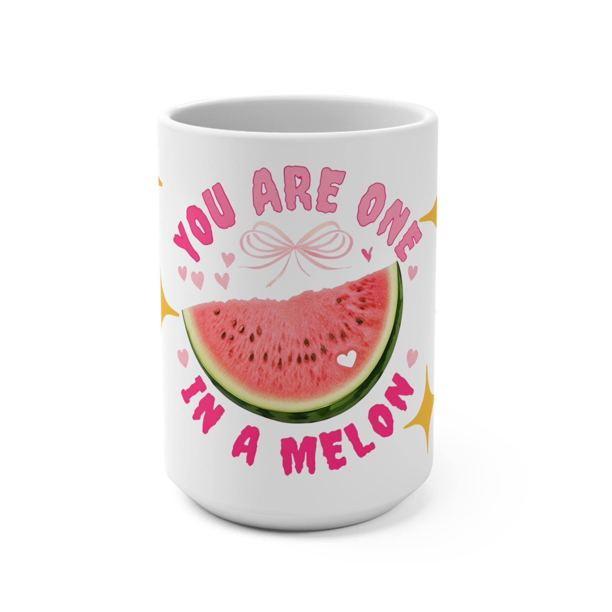 Taza You Are One In A Melon - Regalo Divertido de Sandía, Mug de Cerámica Estética de Frutas, Regalo para Amiga Especial