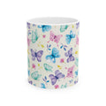 Taza de Mariposa Colorida Whimsical - Regalo de Transformación para Mujer, Mug de Cerámica Estética de Naturaleza