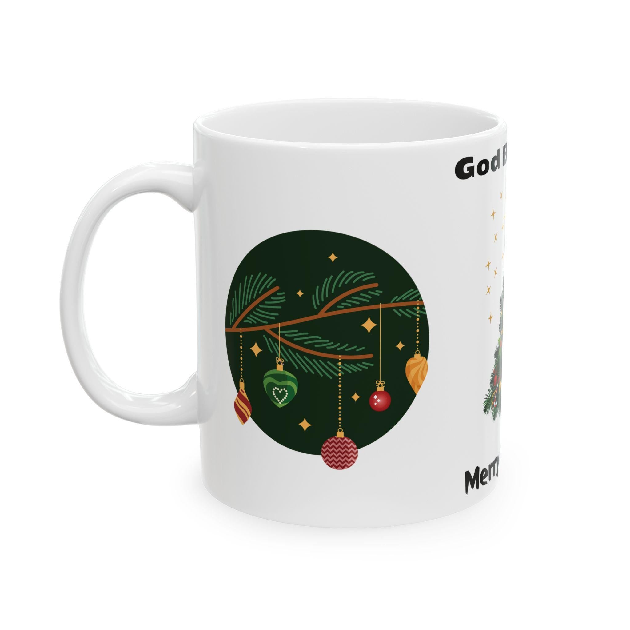 Personalized Christmas Mug | Custom Holiday Coffee Cup 11oz 15oz, Merry Christmas Gift, Festive Xmas Mug for Family, Hot Cocoa Lover