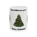 Personalized Christmas Mug | Custom Holiday Coffee Cup 11oz 15oz, Merry Christmas Gift, Festive Xmas Mug for Family, Hot Cocoa Lover