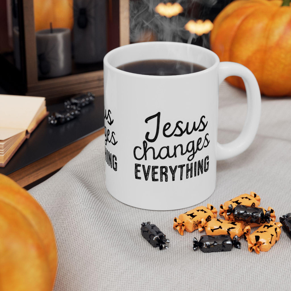 Inspirational Faith Coffee Mug | Christian Bible Verse Gift, Encouragement Cup for Her & Him, 11oz & 15oz