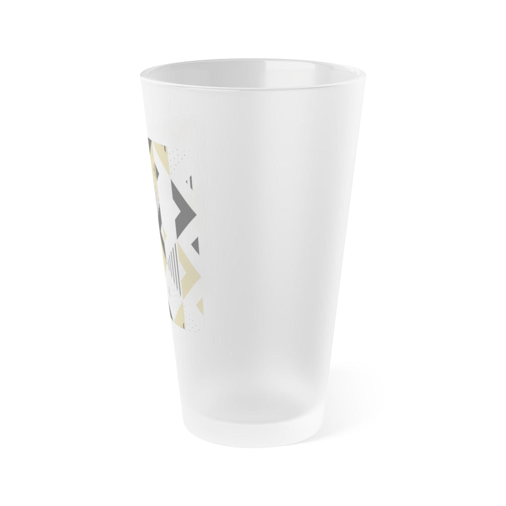 Vaso de Pinta Esmerilado 16oz - Frosted Glass Sleek Design, Vaso de Cerveza Mate, Cristalería Minimalista de Lujo
